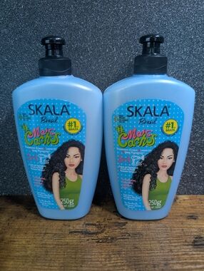 Skala Mais Cachos 3 In 1  Leave In Cream  Hydrate Protect Curls 2 Pack 8.8 Oz Ea